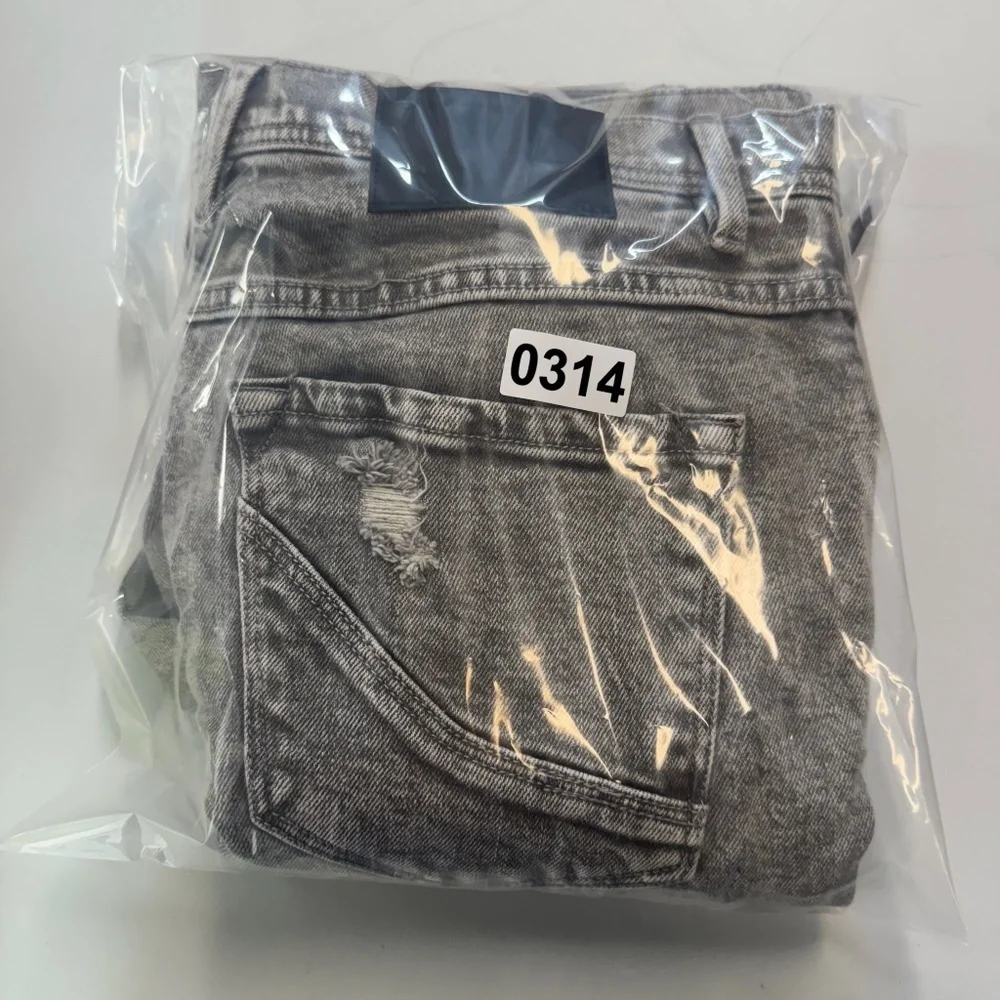 Empyre Jeans Mens 32 Gray Skinny Verge Mid Rise Stretch Distressed